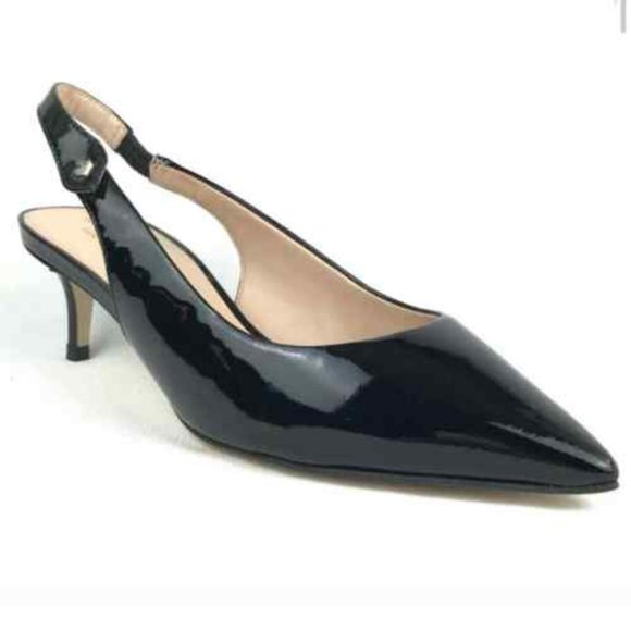Kate Spade kitten heel (2 inch) patent leather slingback pumps - Picture 2 of 6